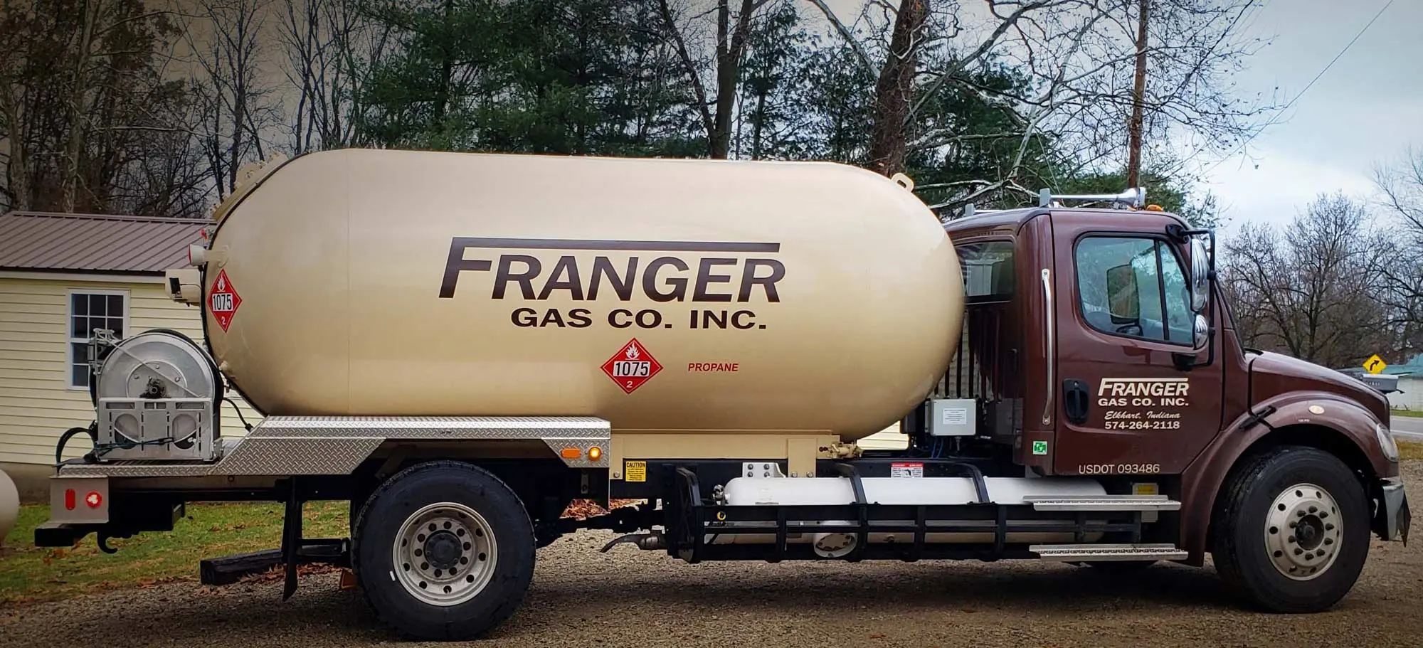 bulk franger gas truck home