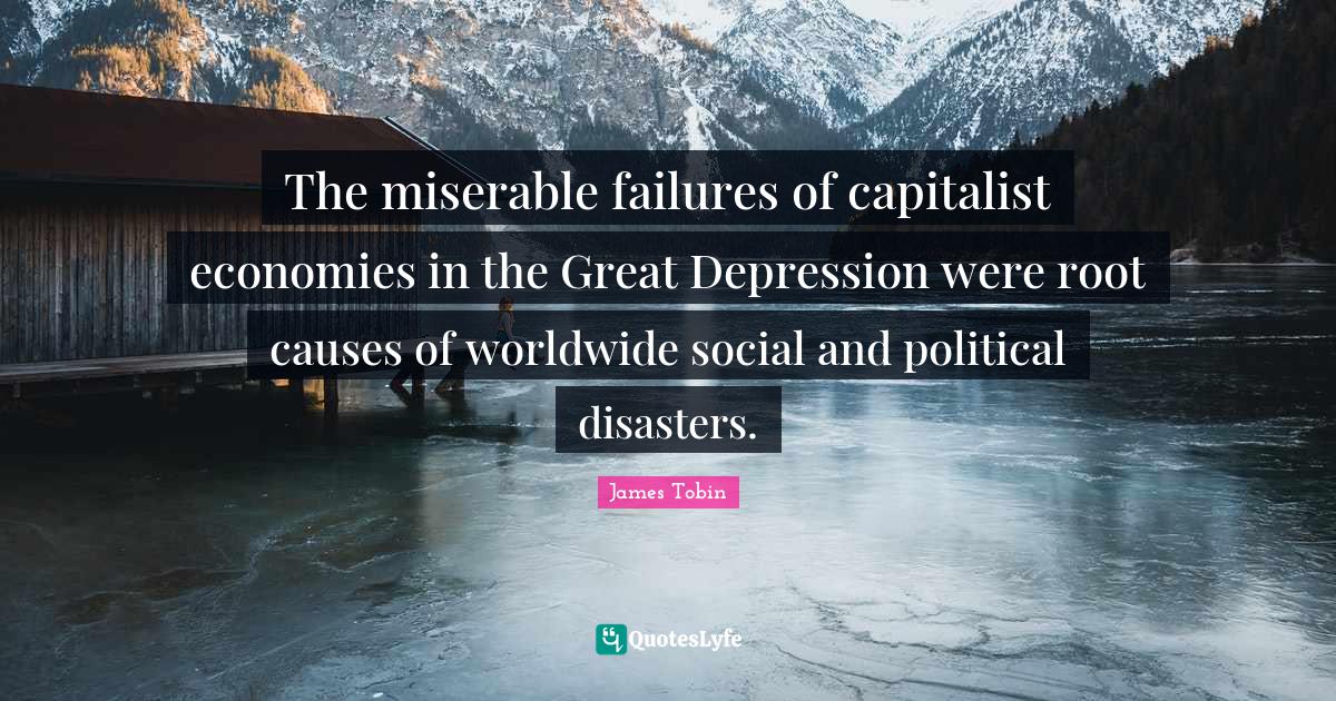 The miserable failures of capitalist economies in 1