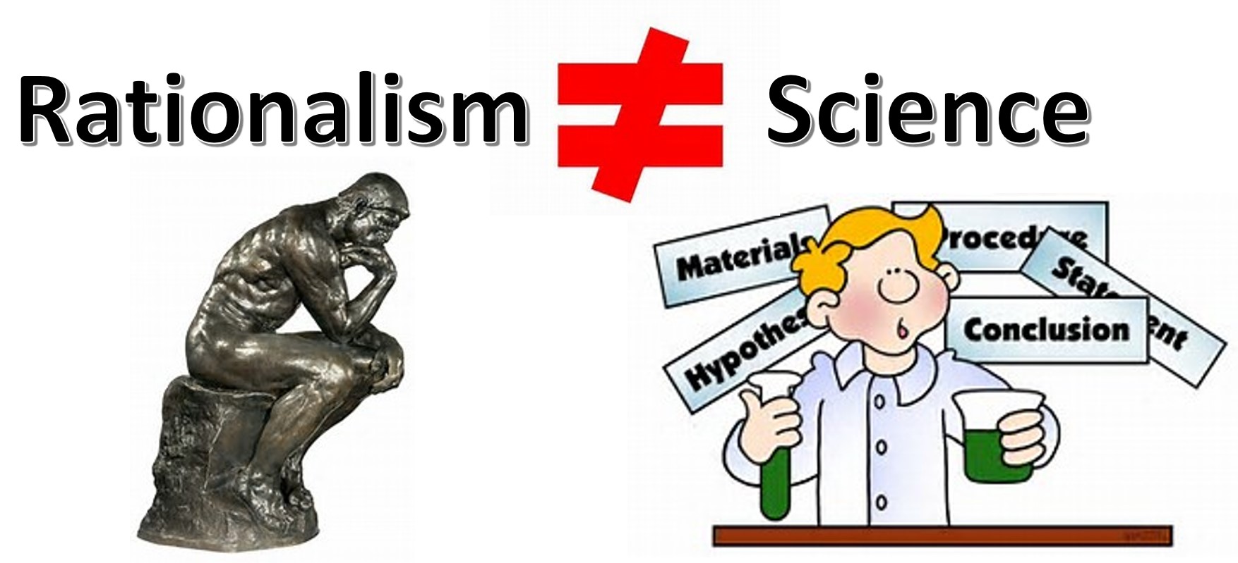 rationalism does not equal science